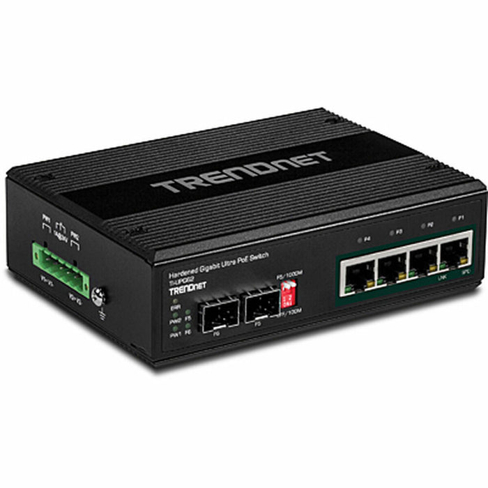 Суич Trendnet TI-UPG62 RJ-45 SFP Черен
