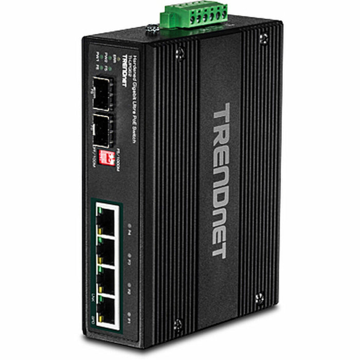Суич Trendnet TI-UPG62 RJ-45 SFP Черен