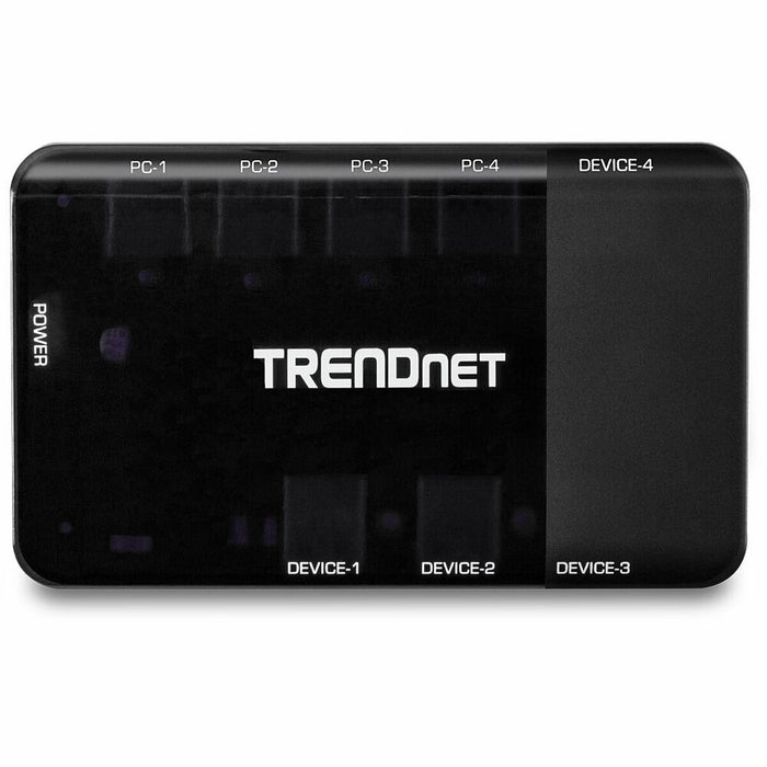 Суич Trendnet TK-U404 USB Черен