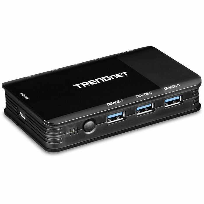 Суич Trendnet TK-U404 USB Черен