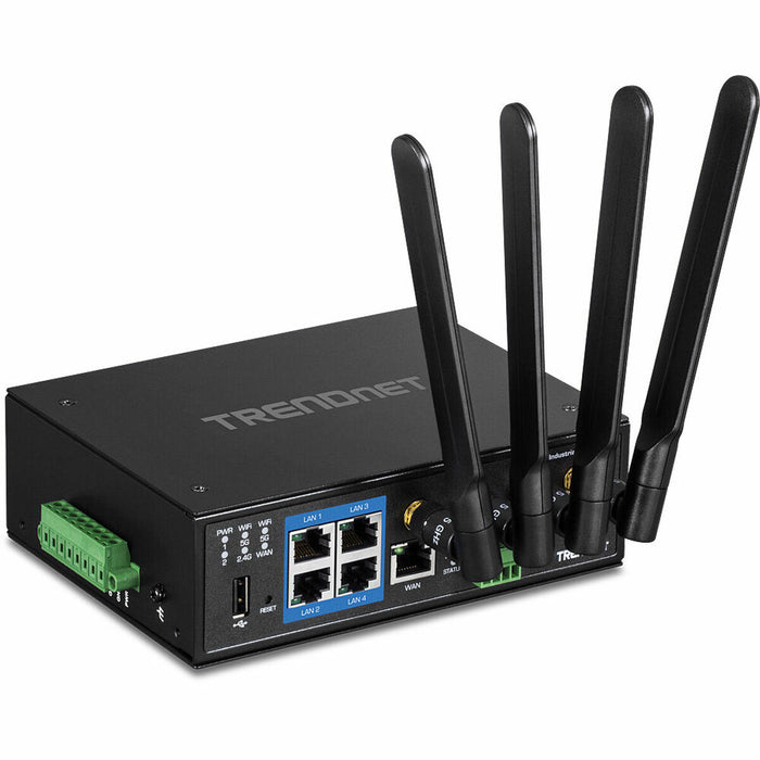 Рутер Trendnet TI-W100 WiFi 5 5 GHz Черен