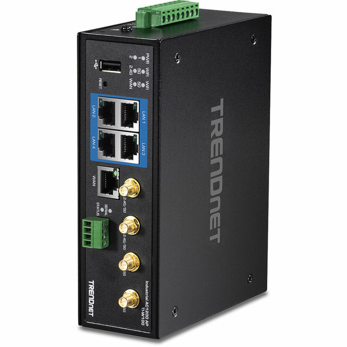 Рутер Trendnet TI-W100 WiFi 5 5 GHz Черен