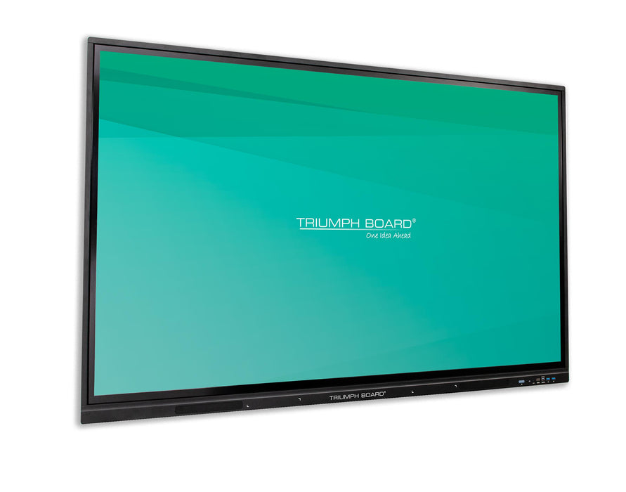 Интерактивен мулти-тъч дисплей TRIUMPH BOARD 65" IFP, Черен панел, Android 13