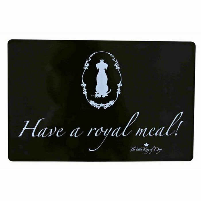 Килимче Trixie Have a royal meal Черен Пластмаса 44 × 28 cm