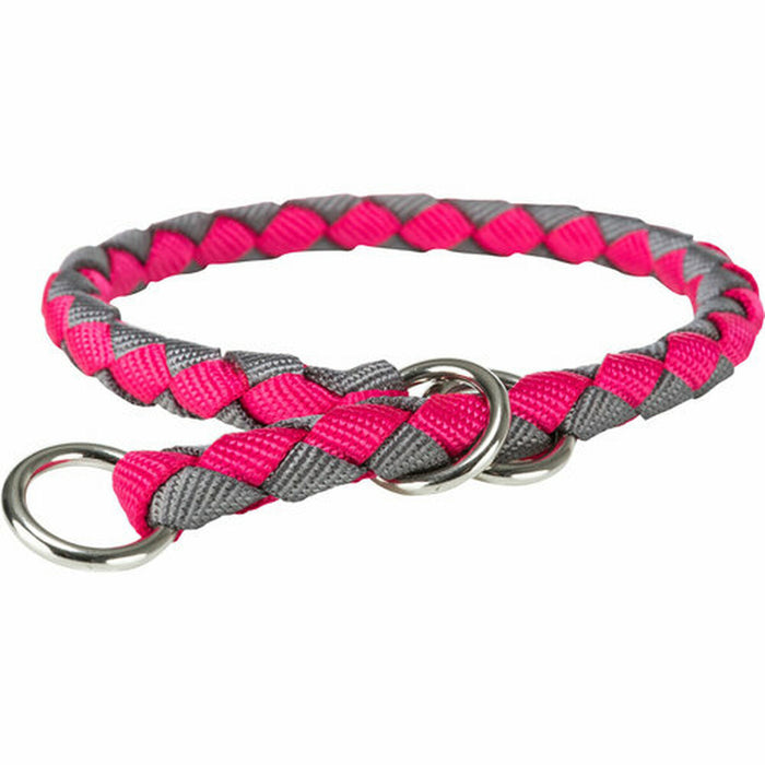 Тренировъчна яка Trixie Cavo Графит Фуксия S/M 35-41 cm
