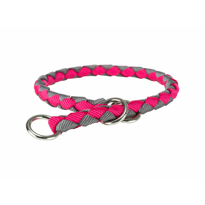 Тренировъчна яка Trixie Cavo Графит Фуксия S/M 35-41 cm