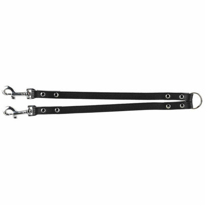 Каишка Съединител за 2 Кучета Trixie Черен 30 cm S/M