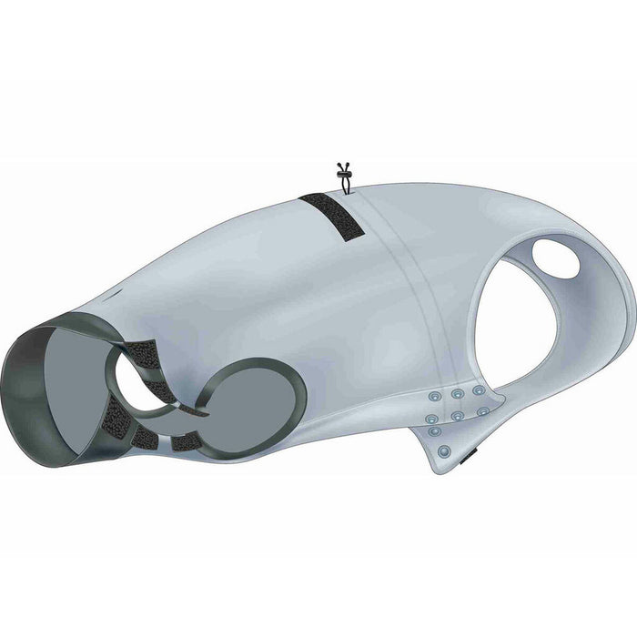 Предпазител за тяло за кучета Trixie Сив S