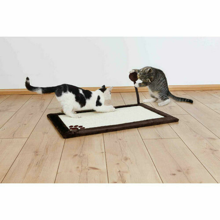 Чесало за Нокти за Котки Trixie Кафяв Естествен полиестер Сизал EVA 70 × 45 cm