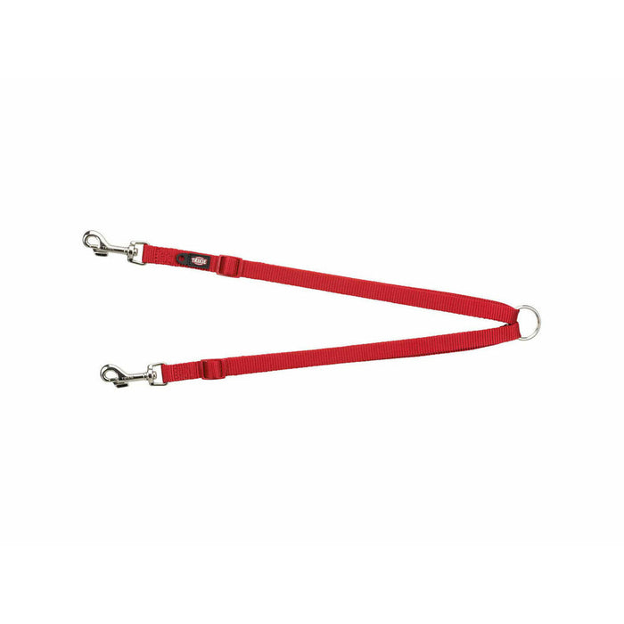 Каишка Съединител за 2 Кучета Trixie New Premium Червен 40-70 cm XS S M