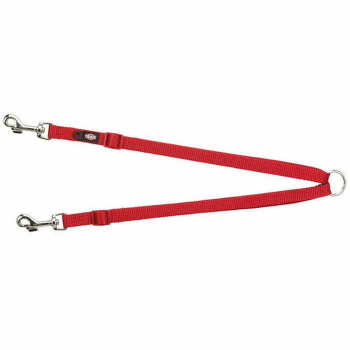Каишка Съединител за 2 Кучета Trixie New Premium Червен 40-70 cm XS S M