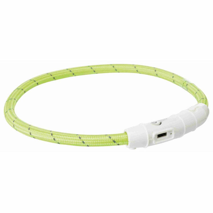 LED Нашийник за Домашни Любимци Trixie Зелен L/XL