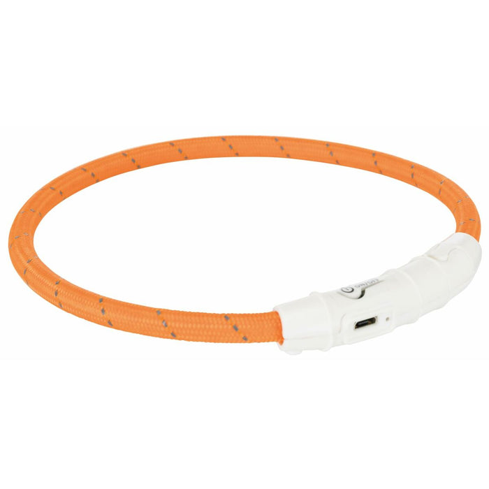 LED Нашийник за Домашни Любимци Trixie Оранжев L/XL