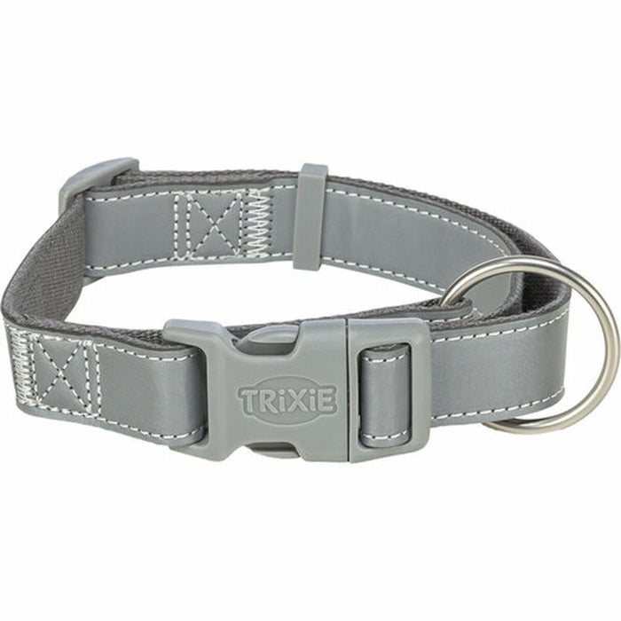 Кучешки Нашийник Trixie Premium Reflect Графит M/L