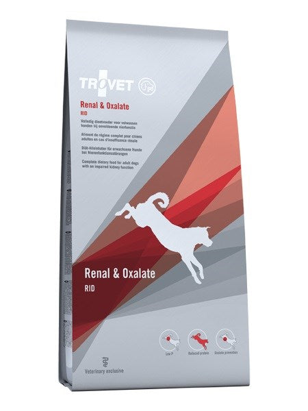 TROVET Renal & Oxalate RID с пиле - суха храна за кучета - 12,5 кг