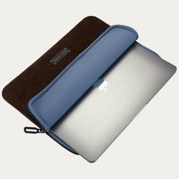 Торба за лаптоп Tucano Velluto 2 Sleeve 13" за MacBook Air/Pro, кафява