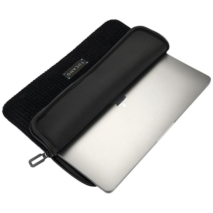 Чанта за лаптоп Tucano Velluto 2 Sleeve 16" за MacBook, черна