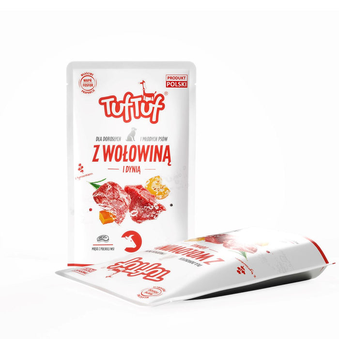 TUF TUF Телешка кайма с тиква - мокра храна за кучета - 100гр