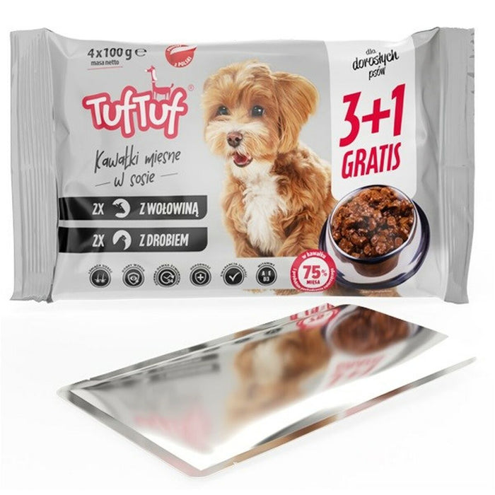 Котешка храна Tuftuf 4 x 100 g