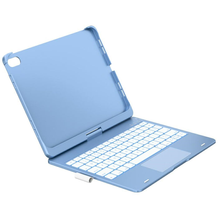 Калъф Typecase Flexbook Touch с клавиатура за iPad 11" (A16) 2025 / iPad 10.9" 2022, светлосин