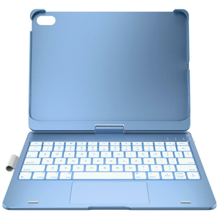 Калъф Typecase Flexbook Touch с клавиатура за iPad 11" (A16) 2025 / iPad 10.9" 2022, светлосин
