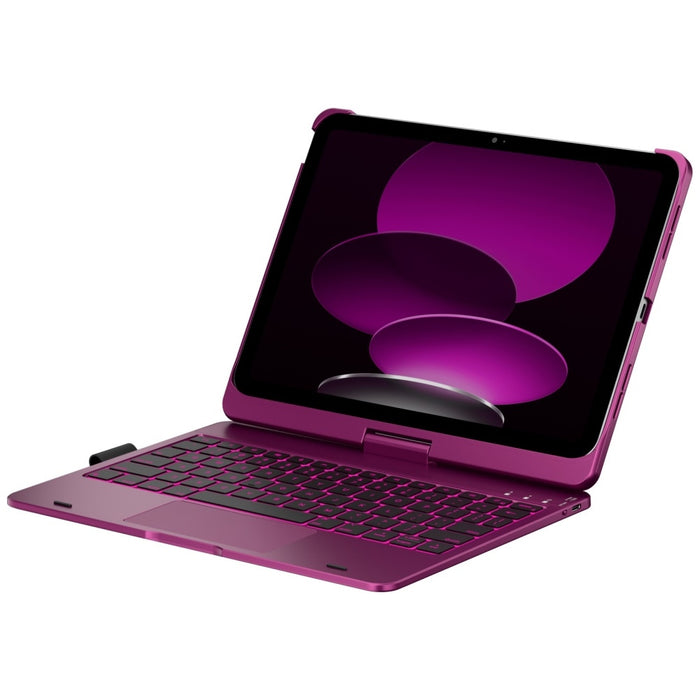 Калъф Typecase Flexbook Touch с клавиатура за iPad 11" (A16) 2025 / iPad 10.9" 2022, малинов