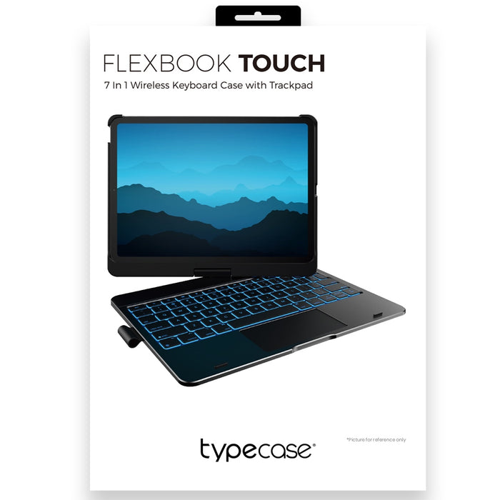 Калъф Typecase Flexbook Touch с клавиатура за iPad 11" (A16) 2025 / iPad 10.9" 2022, малинов
