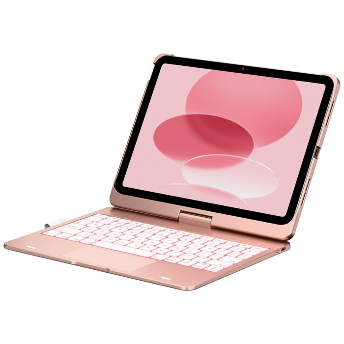 Калъф Typecase Flexbook Touch с клавиатура за iPad 11" (A16) 2025 / iPad 10.9" 2022, розов