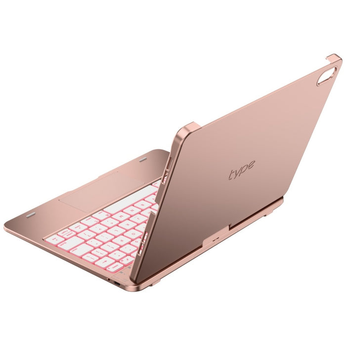 Калъф Typecase Flexbook Touch с клавиатура за iPad 11" (A16) 2025 / iPad 10.9" 2022, розов