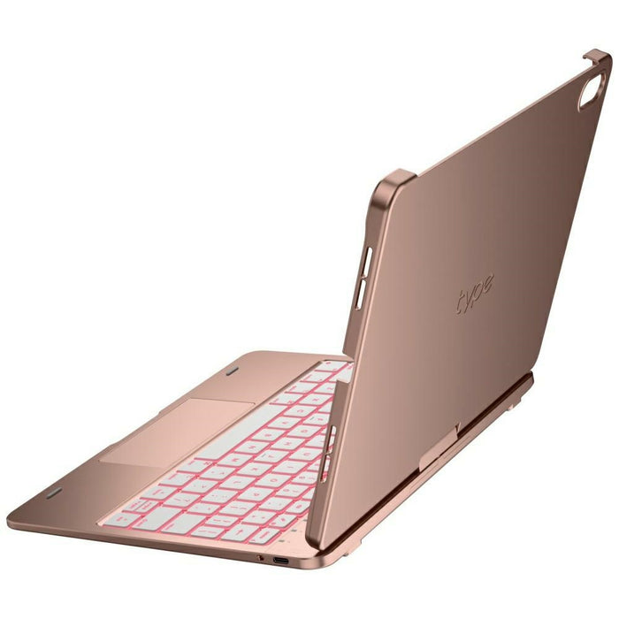 Калъф Typecase Flexbook Touch с клавиатура за iPad 11" (A16) 2025 / iPad 10.9" 2022, розов