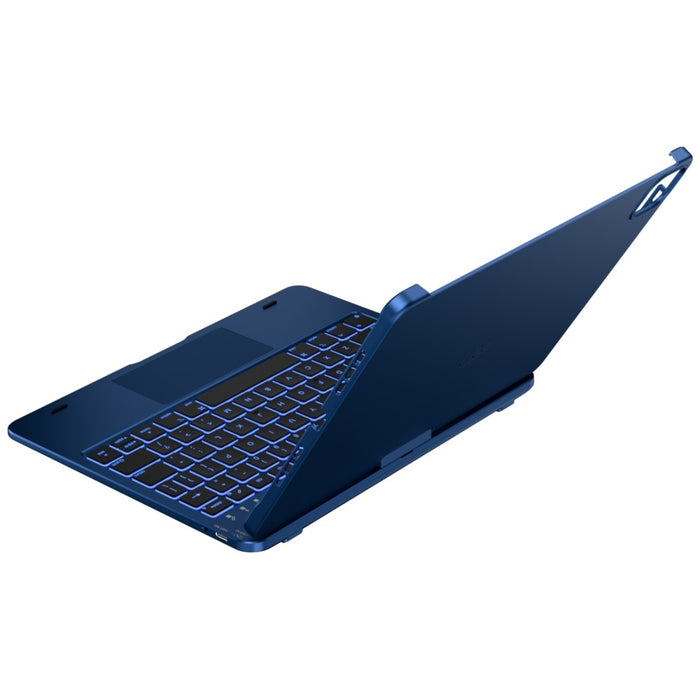 Калъф Typecase Flexbook Touch с клавиатура за iPad Air 11" M2 2024 / M3 2025 / M4 2026, син (Тихи океан)