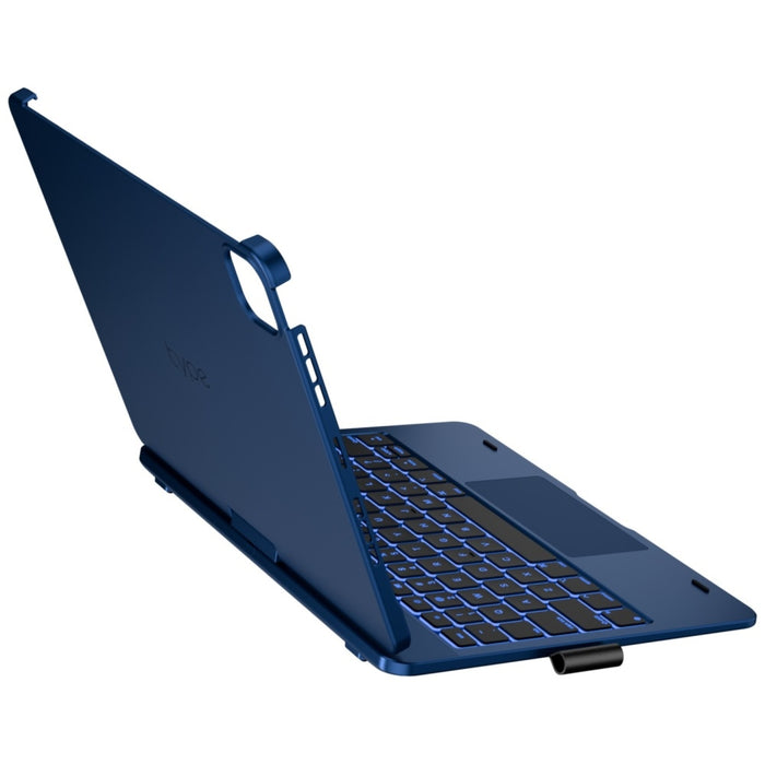 Калъф Typecase Flexbook Touch с клавиатура за iPad Air 11" M2 2024 / M3 2025 / M4 2026, син (Тихи океан)