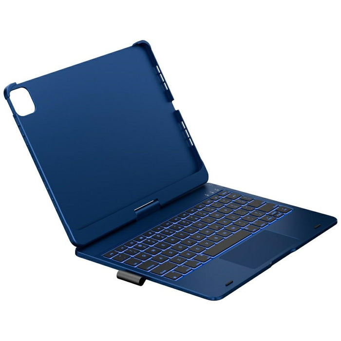 Калъф Typecase Flexbook Touch с клавиатура за iPad Air 11" M2 2024 / M3 2025 / M4 2026, син (Тихи океан)