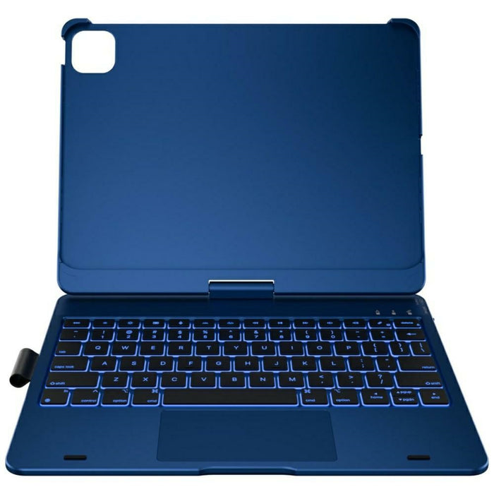 Калъф Typecase Flexbook Touch с клавиатура за iPad Air 11" M2 2024 / M3 2025 / M4 2026, син (Тихи океан)