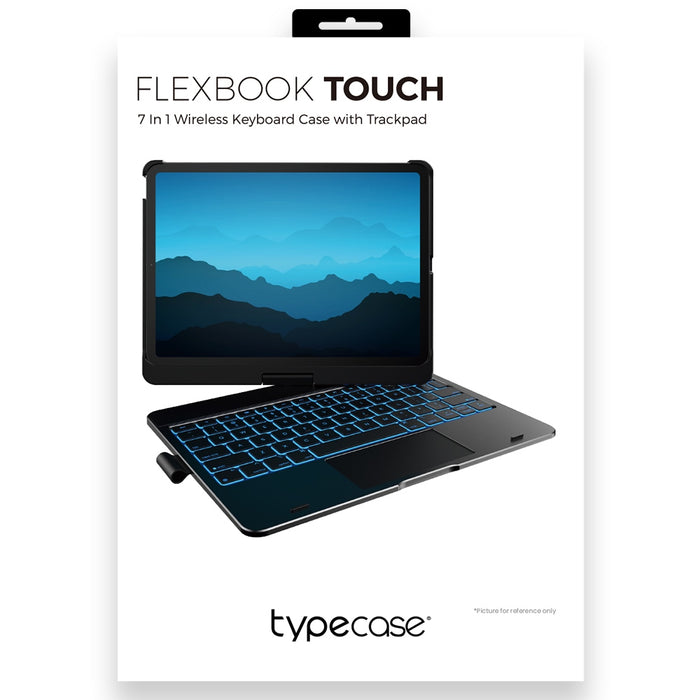 Калъф Typecase Flexbook Touch с клавиатура за iPad Air 11" M2 2024 / M3 2025 / M4 2026, син (Тихи океан)