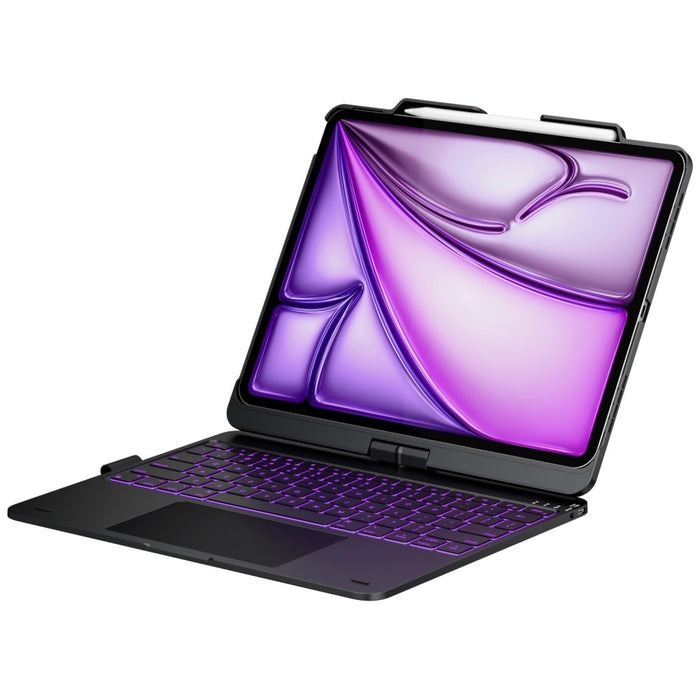 Калъф Typecase Flexbook Touch с клавиатура за iPad Air 13" M2 2024 / M3 2025 / M4 2026, черен