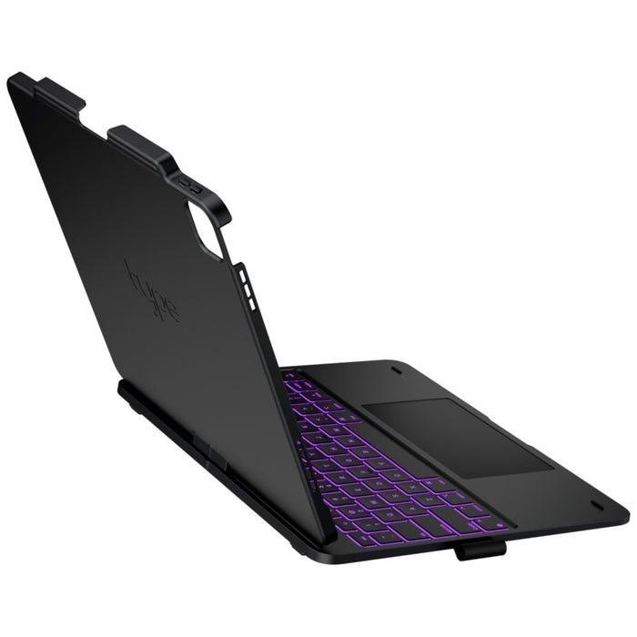 Калъф Typecase Flexbook Touch с клавиатура за iPad Air 13" M2 2024 / M3 2025 / M4 2026, черен