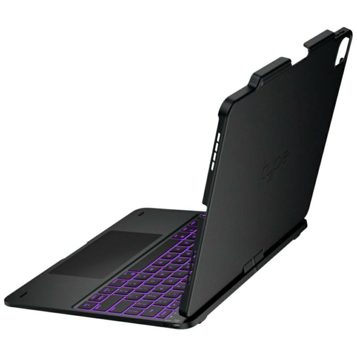 Калъф Typecase Flexbook Touch с клавиатура за iPad Air 13" M2 2024 / M3 2025 / M4 2026, черен