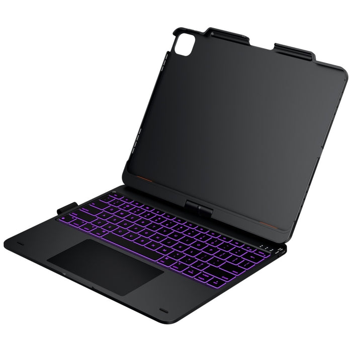 Калъф Typecase Flexbook Touch с клавиатура за iPad Air 13" M2 2024 / M3 2025 / M4 2026, черен