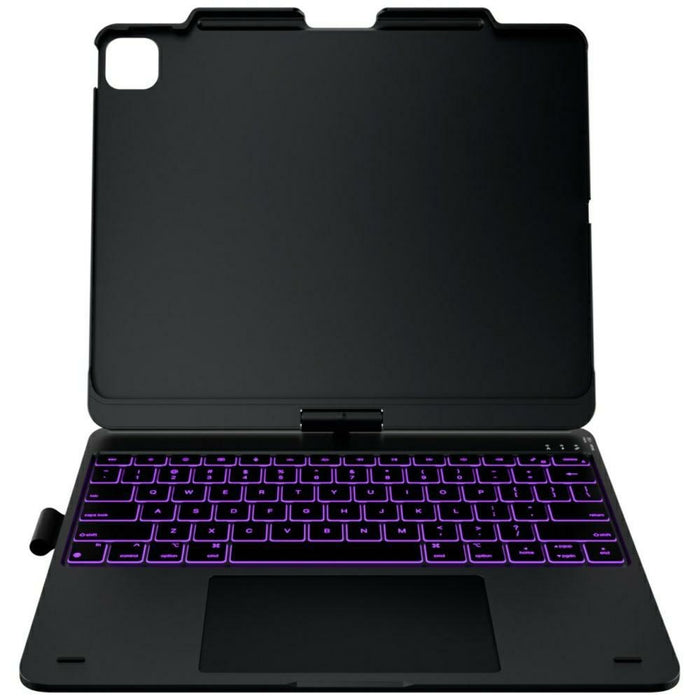 Калъф Typecase Flexbook Touch с клавиатура за iPad Air 13" M2 2024 / M3 2025 / M4 2026, черен