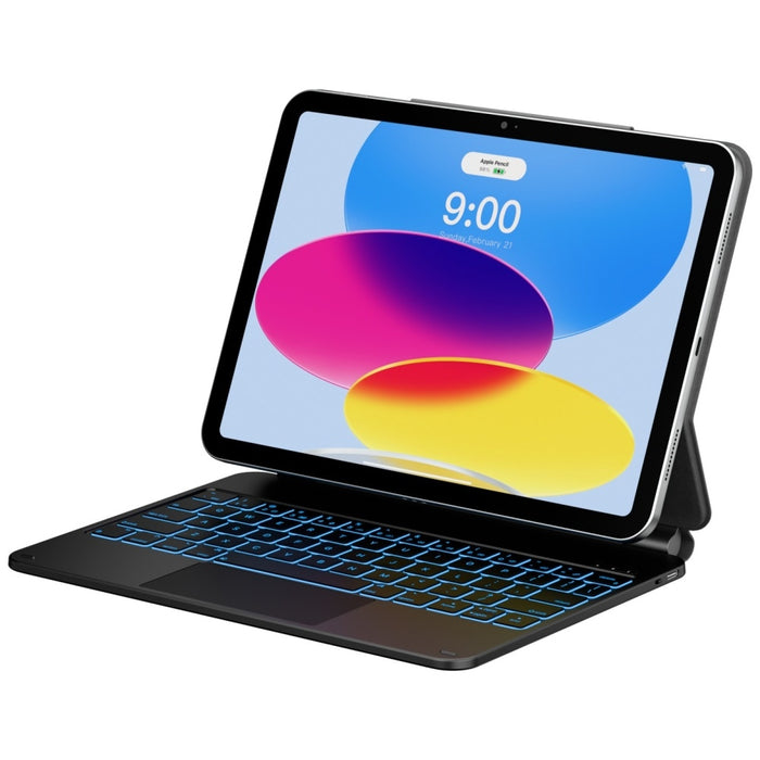 Калъф Typecase Edge с клавиатура за iPad 11" (A16) 2025 / iPad 10.9" 2022, черен