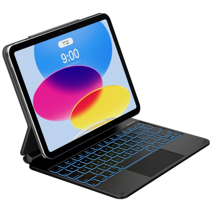 Калъф Typecase Edge с клавиатура за iPad 11" (A16) 2025 / iPad 10.9" 2022, черен