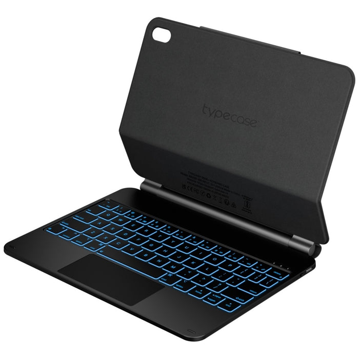 Калъф Typecase Edge с клавиатура за iPad 11" (A16) 2025 / iPad 10.9" 2022, черен