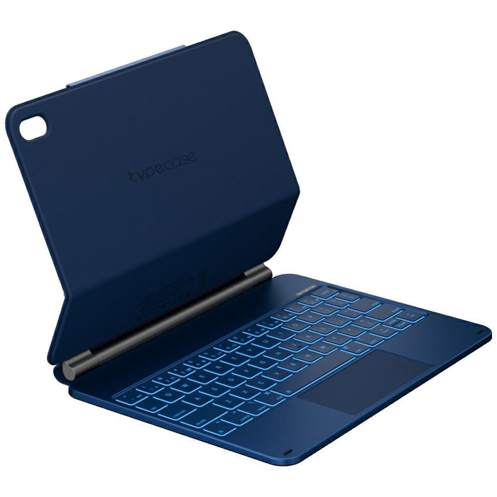 Калъф Typecase Edge с клавиатура за iPad 11" (A16) 2025 / iPad 10.9" 2022, светлосин