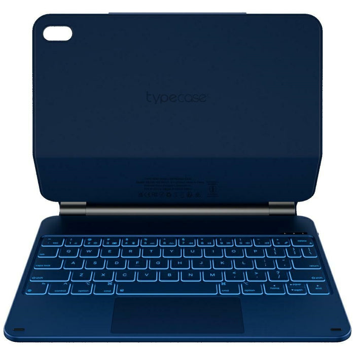 Калъф Typecase Edge с клавиатура за iPad 11" (A16) 2025 / iPad 10.9" 2022, светлосин