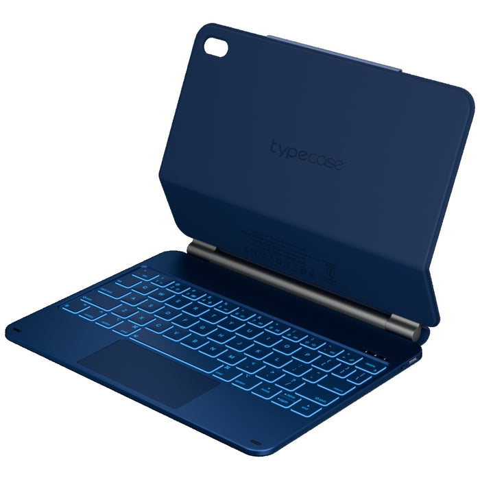 Калъф Typecase Edge с клавиатура за iPad 11" (A16) 2025 / iPad 10.9" 2022, светлосин