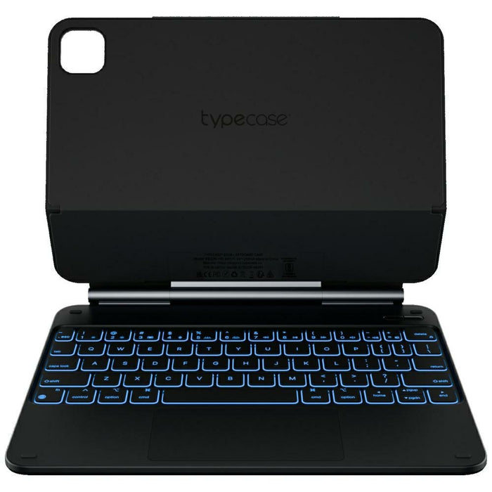 Калъф Typecase Edge с клавиатура за iPad Air 11" M2 2024 / M3 2025 / M4 2026, черен