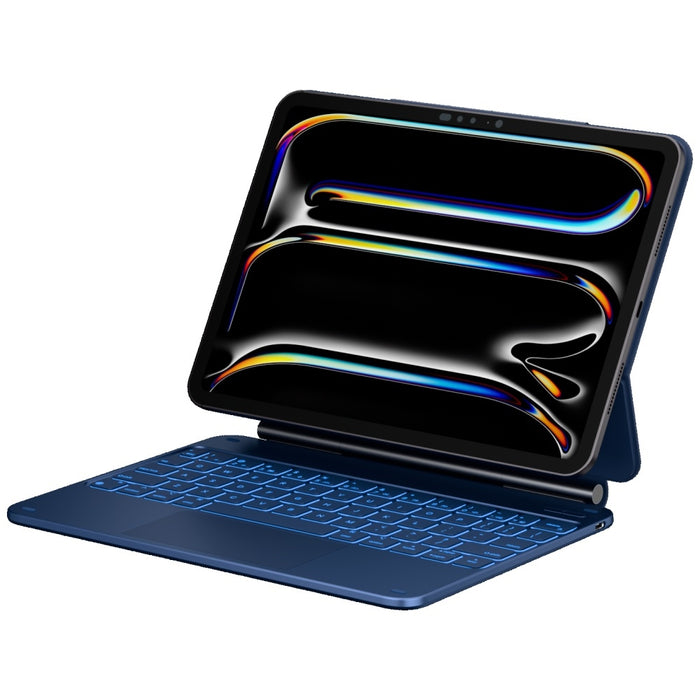 Калъф Typecase Edge с клавиатура за iPad Air 11" M2 2024 / M3 2025 / M4 2026, тихоокеански син