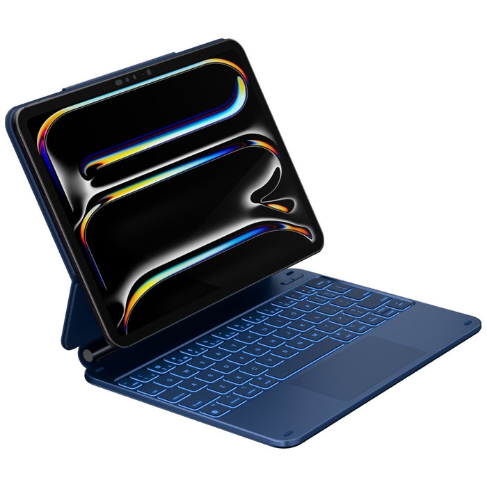 Калъф Typecase Edge с клавиатура за iPad Air 11" M2 2024 / M3 2025 / M4 2026, тихоокеански син