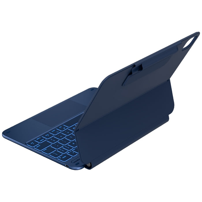 Калъф Typecase Edge с клавиатура за iPad Air 11" M2 2024 / M3 2025 / M4 2026, тихоокеански син